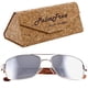 thumbnail image 1 of Anteojos para Sol Intense Polarized Intense Polarized Silver Polarizado+UV400 Metal Madera de Cebra, 1 of 1
