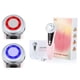 thumbnail image 1 of Dispositivo de belleza de masaje térmico con luz roja y azul recargable por USB, material ABS, cuatro modos, dispositivo de belleza con luz de color suave, 400 mAh, 3,7 V/0,6 A, un introductor, 1 of 9
