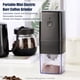 thumbnail image 3 of Mini molinillo de café eléctrico portátil con cámara extraíble de molienda fina gruesa ajustable par Tomshoo  Verde, 3 of 7