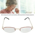 thumbnail image 3 of Anti Blue Multifocus Reading Glasses, Exquisite Floral Embossed Metal Frame, Improved Visual Clarity And Comfort, 3 of 7