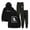 Black, variant on James Hype Stereohype Hoodies Pants 2 Piece Sets Unisex Sweatshirts 2 Piece Suit