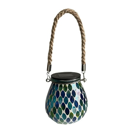 

Solar Mason Jar Lantern Light Hanging Ourdoor Waterproof Solar Lantern Lamp For Garden Yard Patio