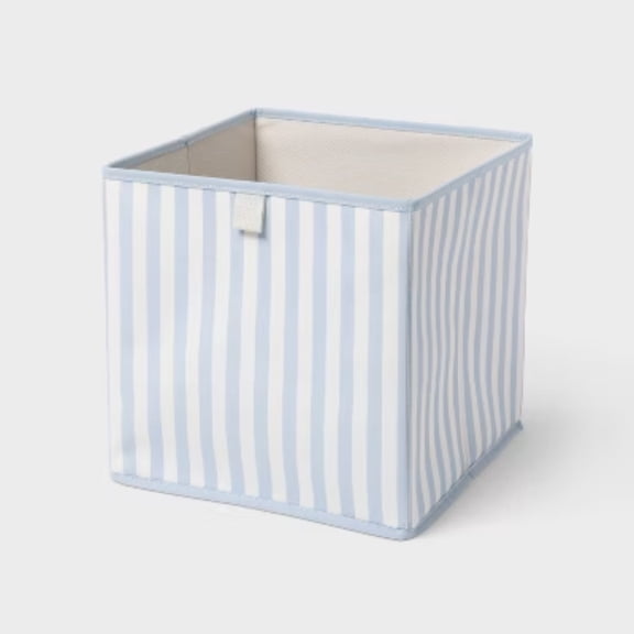 11 Inch Fabric Storage Bin, Collapsible Cube Organizer Basket for Closet, Shelf and Cube Storage System, Durable Polypropylene Storage Box