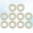 thumbnail image 2 of 10pcs Trumpet Felt Washers Cushion Pad Trumpets Musical Instrument Accessory (White), 2 of 7