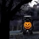 thumbnail image 5 of Linterna LED Luces Batería / lámpara solar, Calabaza de Halloween / Lámpara de Cráneo, de Halloween Sala de Dormitorio Decoración Decoración de Negro Solar Macarena Lámpara de calabaza de Halloween, 5 of 7