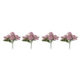 thumbnail image 4 of ZheElen Long-lasting Durability Easy To Clean Artificial Flower Arrangement For Wedding Decoration Realistic Appearance purple 2Set, 4 of 6