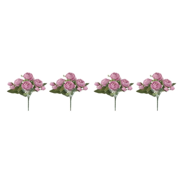 Ramo de flores artificiales Monstrate 2 piezas decoración de bodas ecológicas púrpura