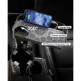 JOYTUTUS Car Cup Holder Extender, Auto Insert, Rotatable Tray, Large Holder for 1840oz Cups