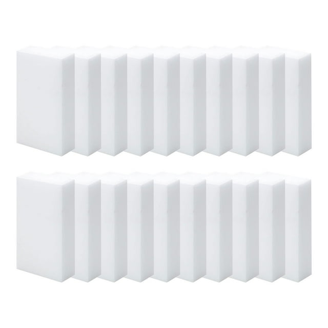 20 Pcs Cleaning Sponge,Magic Sponges,Magic Cleaning Sponges,Kitchen Scrubber Foam Cleaning Pads,Multi-Functional Household Cleaning Sponge Foam For Kitchen,Bathroom,Sink,Bathtub,Shoes,Wall,20 PCS