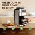thumbnail image 5 of Ivation 2-in-1 Drip Coffee Maker & Grinder – 10 Cup, Auto Brew, Timer, 1.5L Tank, Reusable Filter., 5 of 5