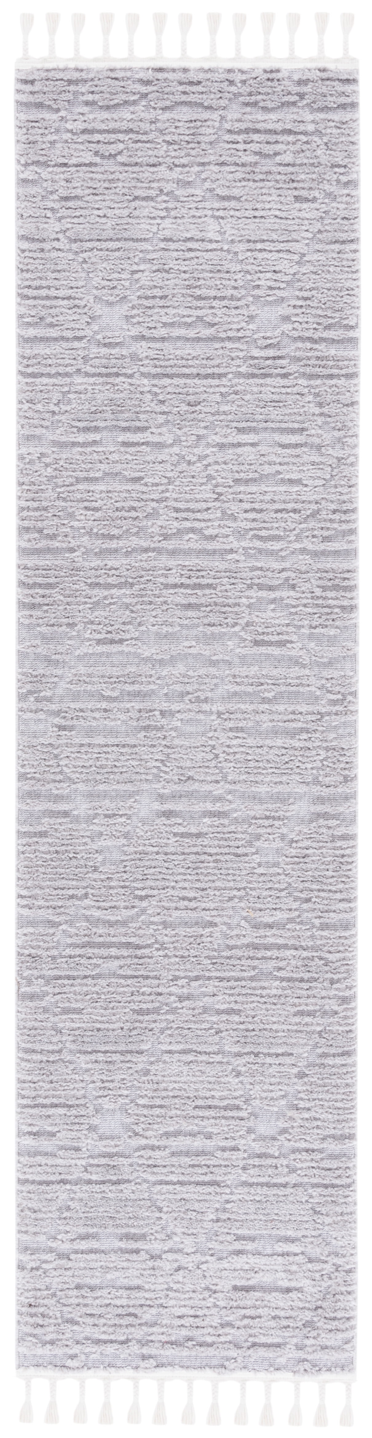 Safavieh Marrakesh Naila Geometric Polyester Runner Rug, Gray, 2'2" x 10'