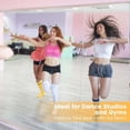 thumbnail image 6 of GODCHAR Home Gym Mirror 56"x22" 2-Pack, Frameless Full Body Wall Mirror, Shatterproof Tempered Glass for Yoga, Dance, Garage Gym, 6 of 9