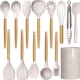 thumbnail image 1 of Juego de utensilios de cocina oannao Silicone 14 piezas resistentes al calor, 1 of 9