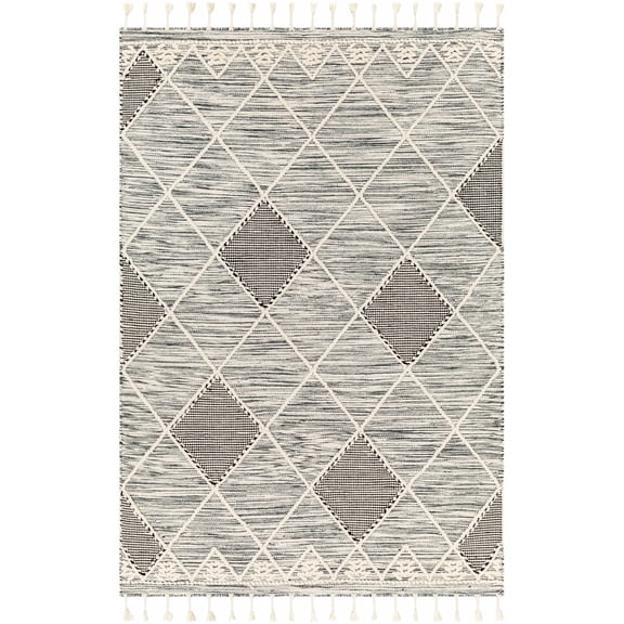 BoutiqueRugs Mabua Bohemian, Transitional Area Rug - Black, Cream - 2' x 3'