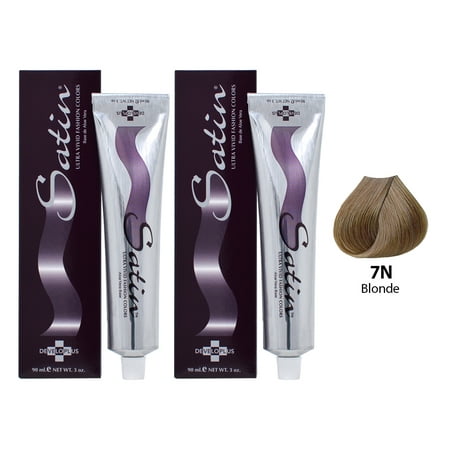 Satin Haircolor 7N Blond (Pack of 2) (Best Of Blondes 2)