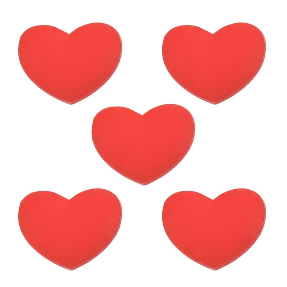 Uxcell Tennis Racket Vibration Dampener Soft Silicone Racket Shock Absorber for Tennis Racquet String - Heart Shaped Red