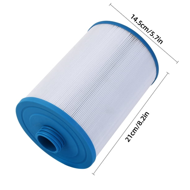 Poolfilter Spa para Pleatco, Whirlpoolfilter compatible para UNICEL 6CH-940, para Pleatco PWW50, para Waterway Front Access Skimmer, Einschraub-Spa Filterkartusche, azul ZefeiWu 8390605583223