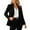 Black, variant on Women's and Women’s Plus Single Breasted Fitted Blazer, Sizes XS-4X