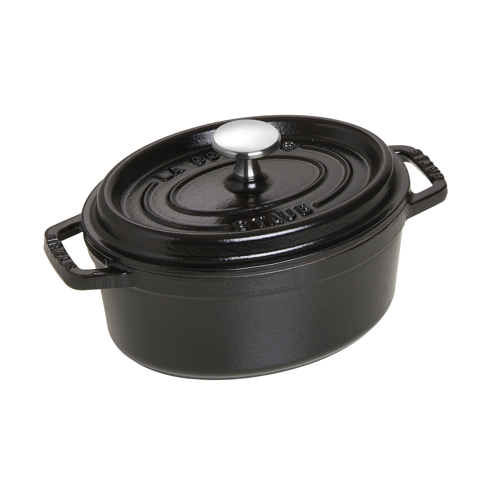 リエです　STAUB 26cm 黒 Staub Cast Iron 1.25-qt Round Cocotte - Matte Black - Walmart.com