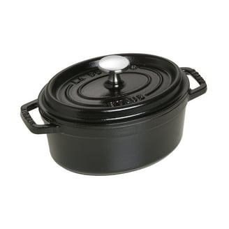 Staub Cast Iron 1.25-qt Round Cocotte - Matte Black - Walmart.com