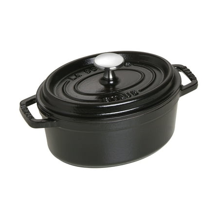 UPC 872078000110 product image for Staub Cast Iron 1-qt Oval Cocotte - Matte Black | upcitemdb.com