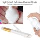thumbnail image 2 of Eyelashes, Eyebrows, Nose Cleaning Brush, Pore Cleaning Brushes Soft Eyelash Extension Cleanser Brush Facial Black Head Remover Soft Foam Brush Beauty, 2 of 5