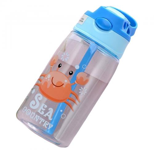 Snug Kids Flask 500ml Girls/Boys - Llamas Stainless Steel Insulated Water Bottle with Straw for Children/Toddlers