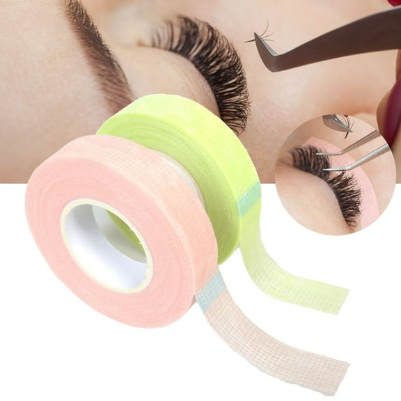 jiaroswwei Eyelash Sticker Fabric Eyelash Tape Extended PE Material Eyelash Extension Under Patches for DIY