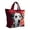 Dalmatian dog-S, variant on Women's Animal Floral Quilted Canvas Tote Bag Multi Size Large Capacity Reusable Shoulder Handbag For Work Shopping Travel