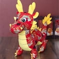 thumbnail image 5 of XUYAN Chinese Dragon Plush 2024 Chinese New Year Dragon Stuffed Animals Zodiac Plush Figure Toys Mascot Dragon Plush Toy for Spring Festival Decorations Chinese New Year Gifts, 5 of 5