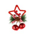 thumbnail image 1 of de Navidad estrella arco campana adornos accesorios colgantes decoraciones para interior Festival hogar DIY guirnalda fiesta rojo Yotijar Decoraciones de estrellas, 1 of 6