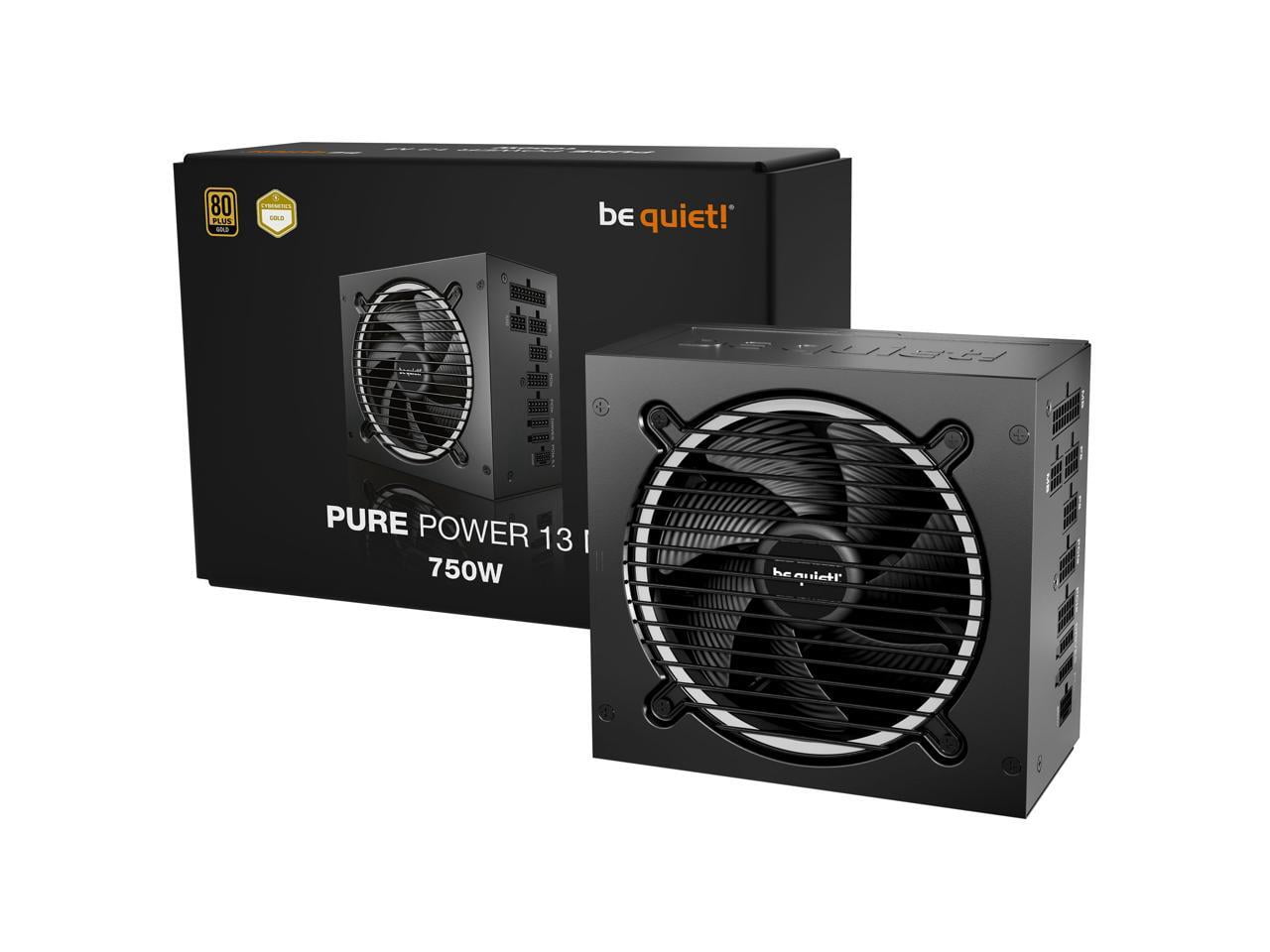 be quiet BP026US 750 W temperature-controlled quality fan 80 PLUS GOLD Certified Active PFC Power Supply
