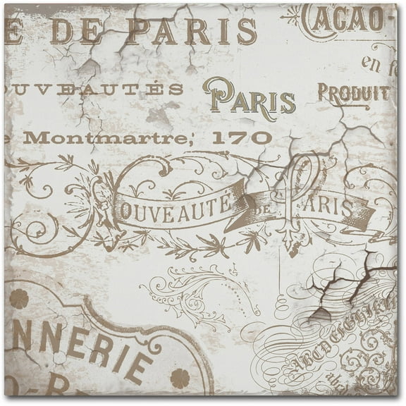 Trademark Fine Art "Bon Mots IV" Canvas Art by Color Bakery