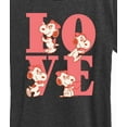 thumbnail image 3 of Peanuts - Belle Love - Women's Short Sleeve Graphic T-Shirt, 3 of 6