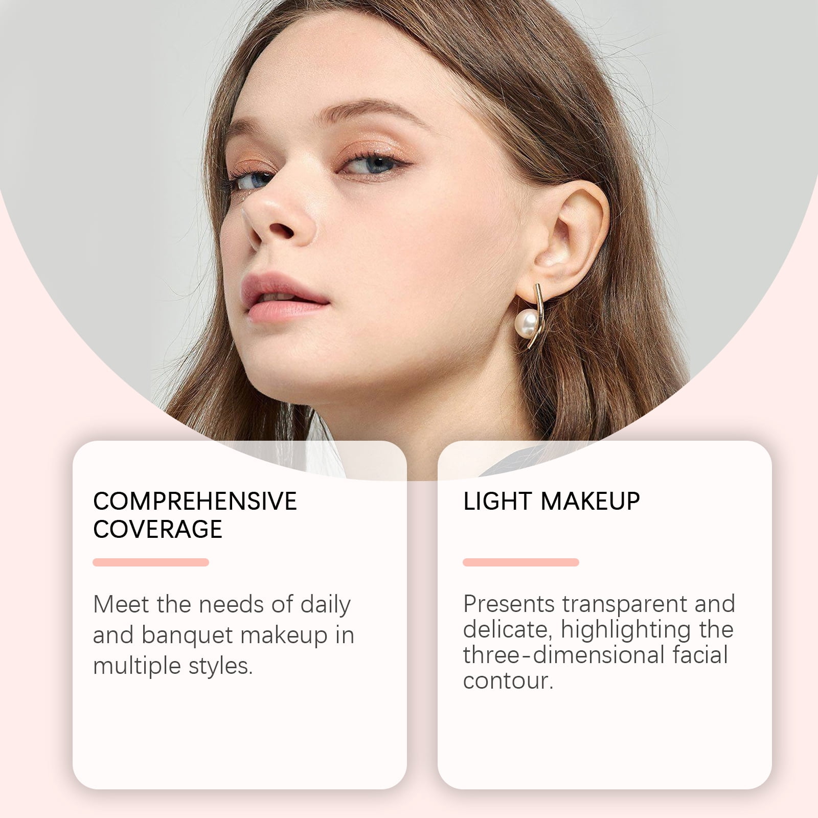 Alvantor Eyeshadow Palette, 7-in-1 Full Face Palette for Eyeshadow, Blush & Highlighter, Long-Lasting