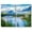 BASE04-2105-LAND-SLM21, variant on PixonSign Canvas Print Wall Art Set Lake Stream Flows Through Valley Nature Wilderness Photography Modern Art Contemporary Landscape Fun Multicolor Ultra for Living Room, Bedroom, Office - 24"x36"x2