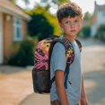 thumbnail image 3 of Aplkyhs School Backpack for Boys Kids Ages 6-18 Ergonomic Padded Straps Large Capacity Water Resistant Durable Bookbag for Elementary Middle High School Use Colorful Tractor, 3 of 7