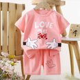 thumbnail image 2 of UAYOTSE Breathable Comfortable Fabric Cartoon Boys Short Sleeve Shorts Suit Fashion Casual Kids Summer Outfit Size 3-4 Years, 2 of 4