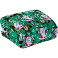 thumbnail image 3 of Décor&More Santa's Little Helper Collection Festive and Cuddly Holiday Microplush Throw Blanket (50" x 60") - Jolly Old Saint Nick?, 3 of 5