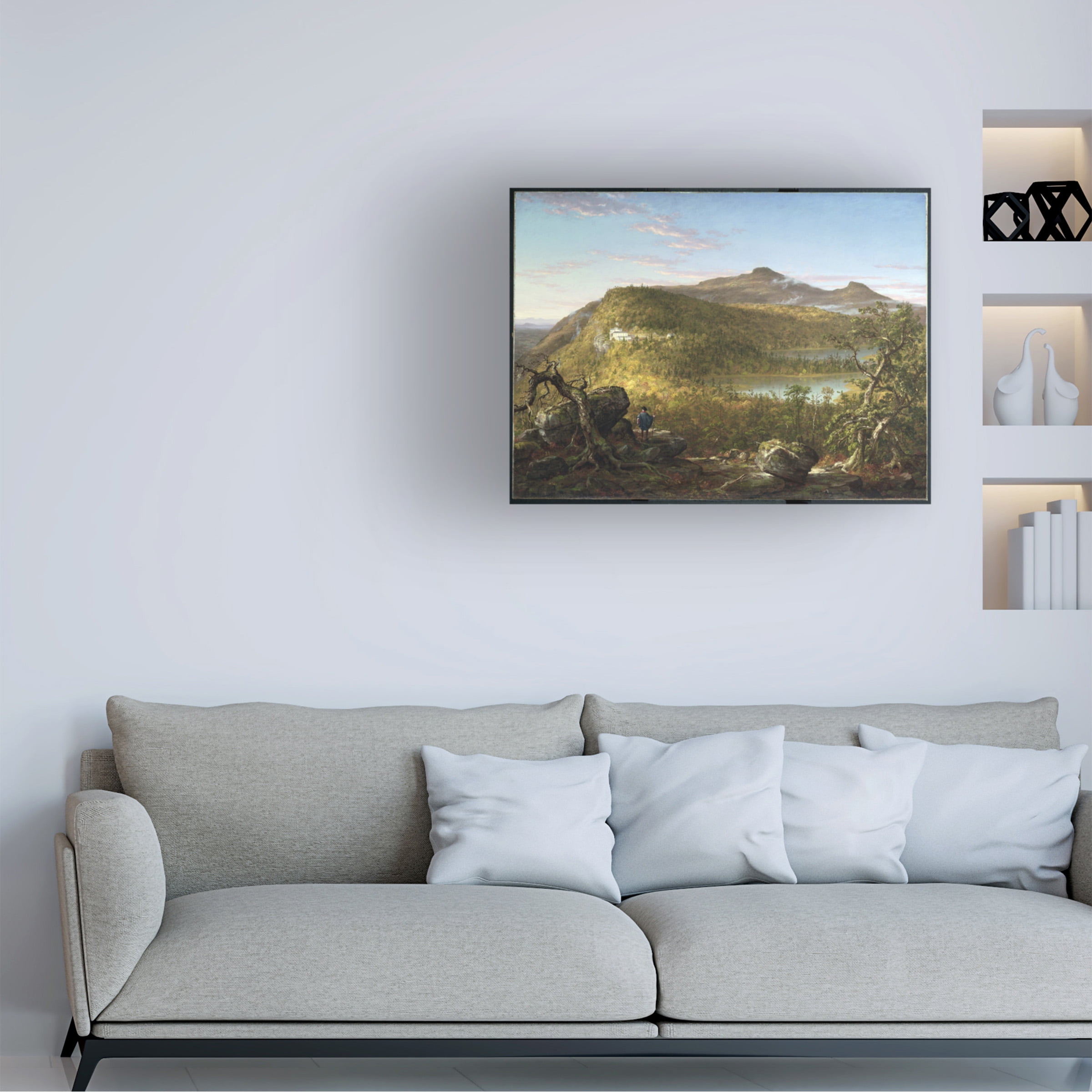 Thomas Cole 'Catskill Mountains' Canvas Art