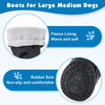 thumbnail image 5 of Outdoor Dog Boots Winter Dog Shoes Nonslip for Snow Rain, 5 of 13