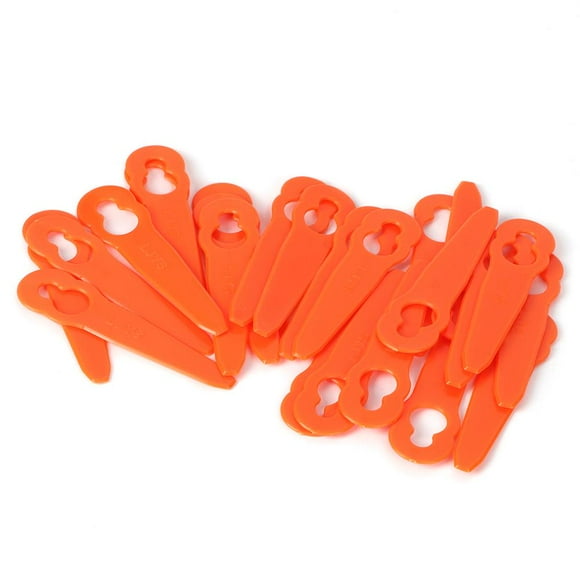 Fyydes Lawn Mower Plastic Blade,Trimmer Plastic Blade,24Pcs Lawn Mower Trimmer Plastic Cutter Blade Replacement Parts Fit for Stihl Polycut 2-2