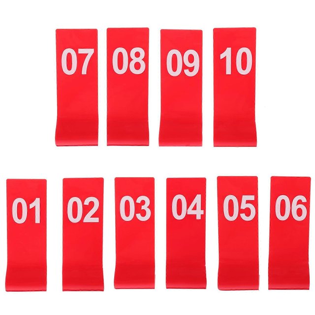 10pcs Table Numbers Restaurant Wedding Table Number Table Tent for Party Banquets Wedding