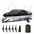 thumbnail image 1 of Funda para Bote NEVERLAND Impermeable y Resistente para Botes de 5.2 a 5.8 m Negra, 1 of 9