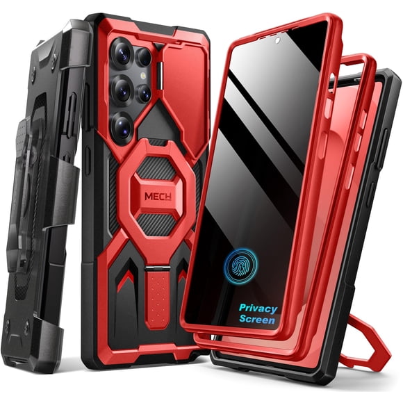 Funda TONGATE con soporte magnético y privacidad para Samsung S25 Ultra