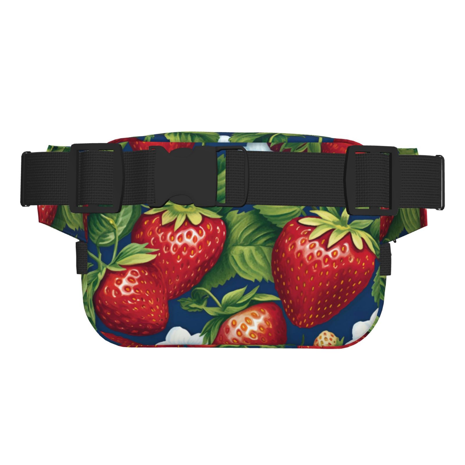 Hirioo Strawberry2 for Double Layer Waist Bag Adjustable Fanny Pack For Travel Running Hiking