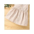 thumbnail image 6 of Bagilaanoe Toddler Baby Girl Corduroy Dress Sleeveless A-line Princess Dresses Headband 6M 9M 12M 18M 24M 3T Infant Casual Swing Sundress, 6 of 8