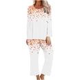 thumbnail image 1 of TIMIFIS Ensembles de Pyjama pour Femmes 2 Pcs - Pyjamas de la Saint-Valentin pour Femmes - Ensembles de Pyjamas pour Dames Manches Longues Col Rond Haut et Pantalon Ensembles de Détente, 1 of 3