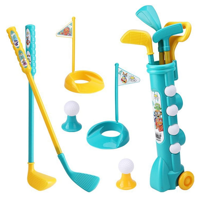 Alextreme Children Golf Club Set with Wheels Mini Golf Toy Outdoor
