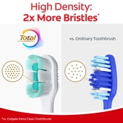 Colgate Total Active Prevention Foaming Clean Medium Toothbrush, 2 Pack